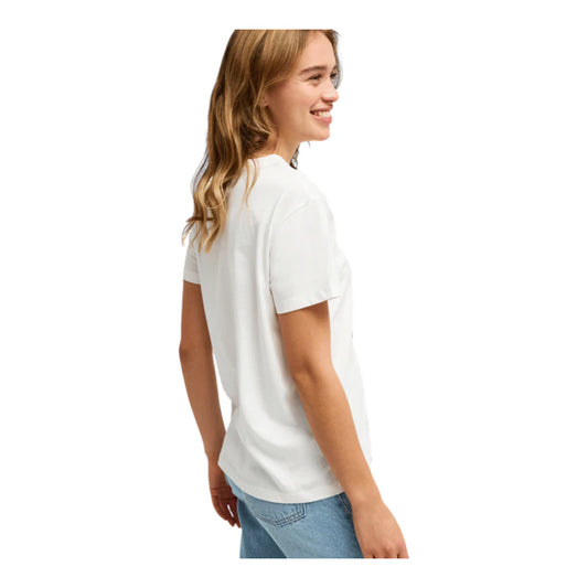 Roxy T-Shirt Maniche Corte Ocean Road Art Donna - Bright White