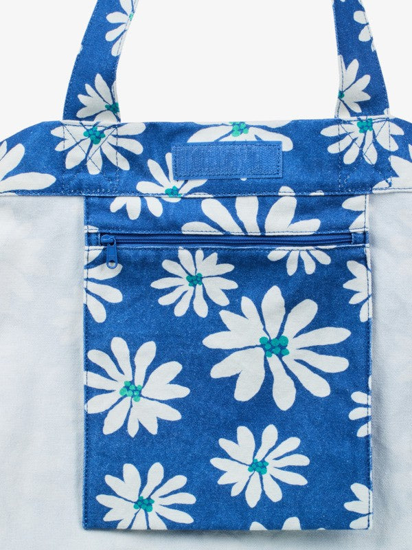 Borsa Tote "Anti Bad Vibes" – Blu Donna