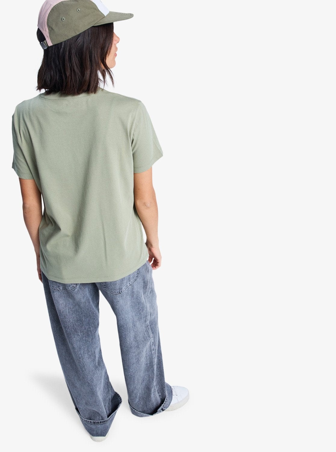 Roxy T-Shirt Maniche Corte Ocean Road Art Donna -green