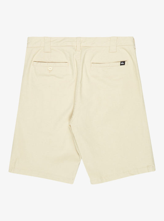 Bermuda Denim Union Straight 20" - Bianco Uomo