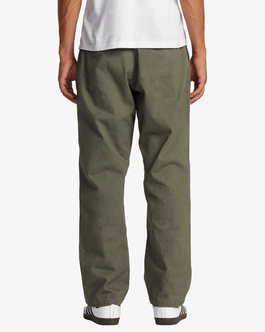 Pantalone Chino Uomo RVCA Americana | Twill 100% Cotone, Vestibilità Relaxed