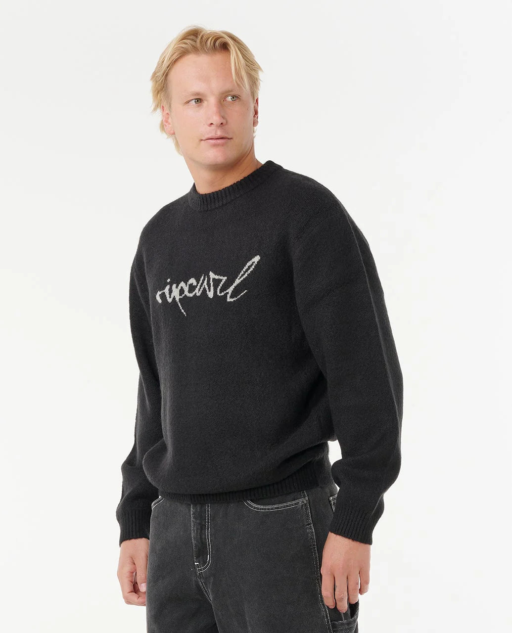 Maglione Girocollo Uomo Medina Script Crew  Grafica Iconica Rip Curl