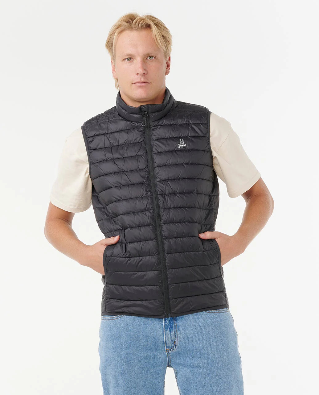 Gilet Piumino Anti-Series Search Puffer Vest Imbottito, Idrorepellente Rip Curl