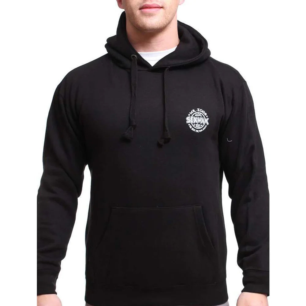 Felpa con Cappuccio Uomo Sex Wax Classic Logo Nera | Logo iconico, Pile Caldo
