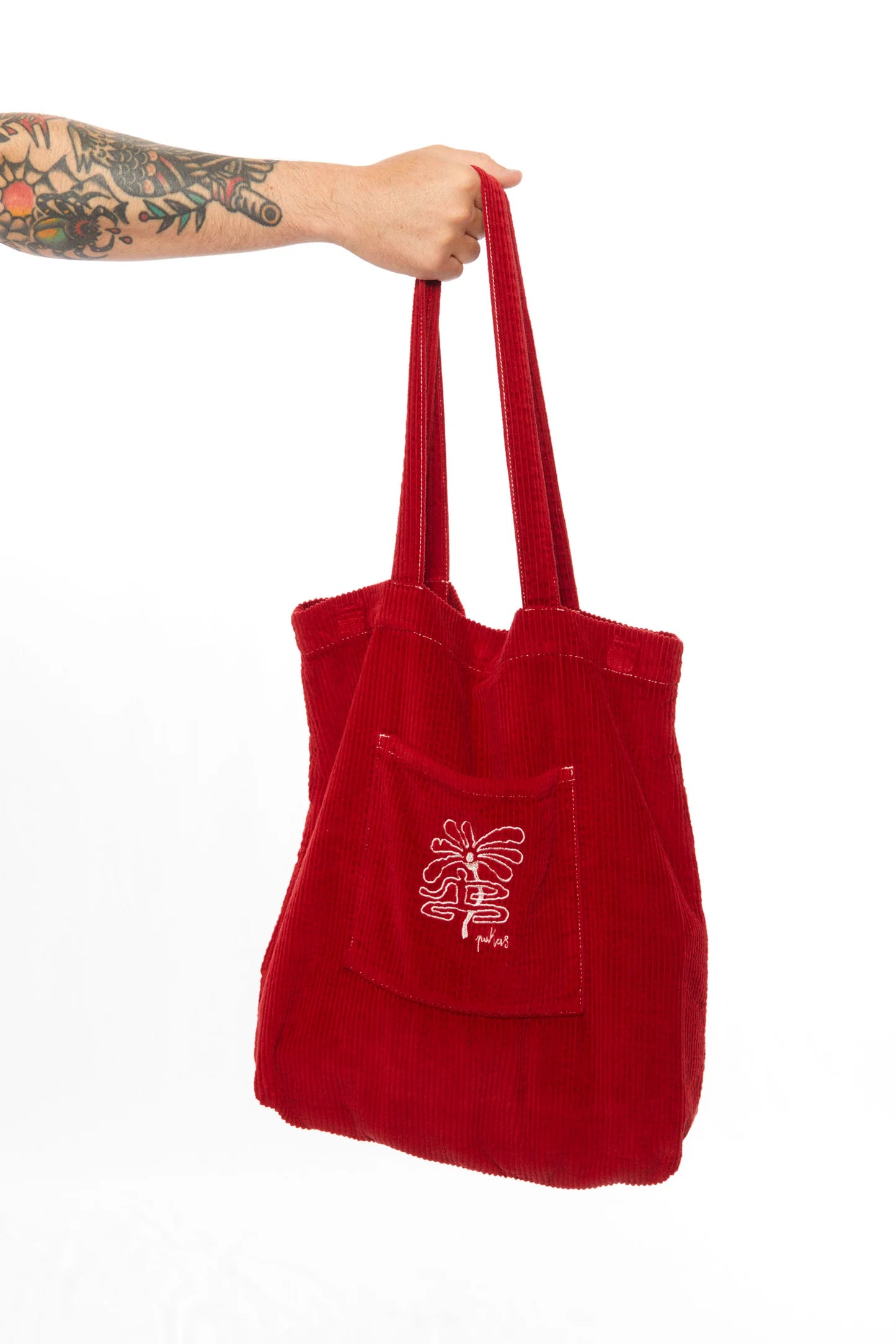 Borsa Lunga Donna/Unisex Pukas | Velluto a Coste (Corduroy), Stile Retrò