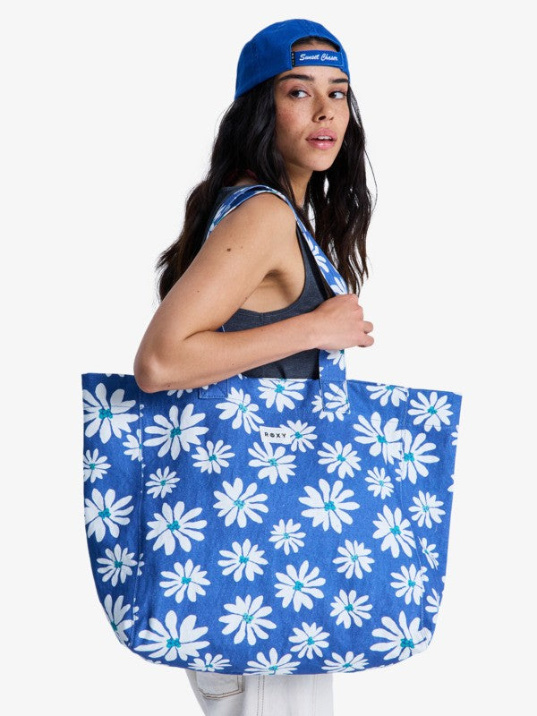 Borsa Tote "Anti Bad Vibes" – Blu Donna