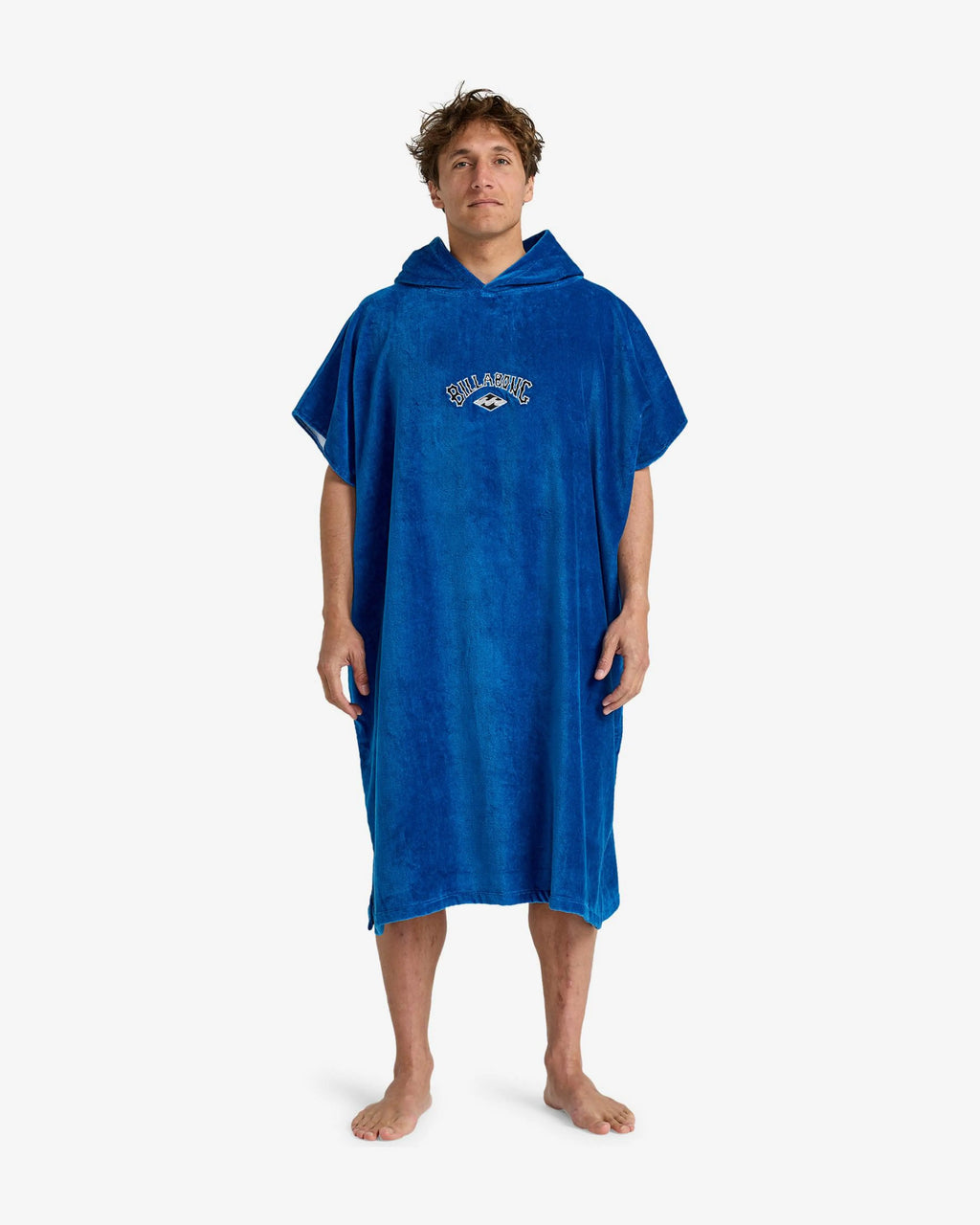 Poncho Billabong Hooded Towel Unisex | 100% Cotone, Blu Elettrico