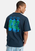 T-shirt Quiksilver Flowers Surfing – Dark Navy