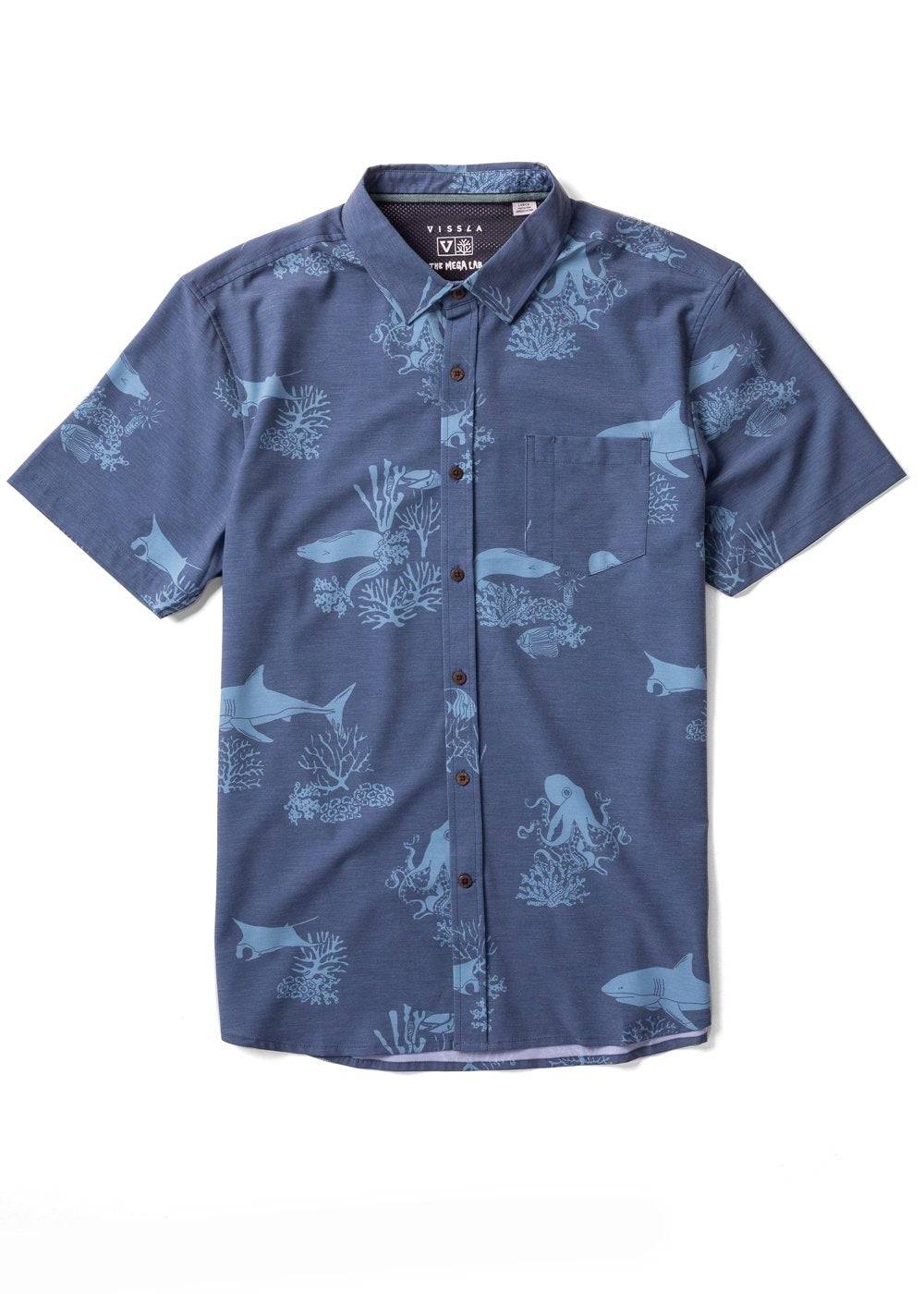 Camicia Uomo Vissla Mega Lab Ibrida | Tessuto Riciclato