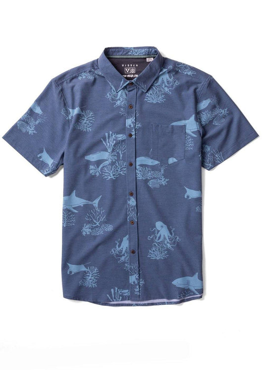 Camicia Uomo Vissla Mega Lab Ibrida | Tessuto Riciclato