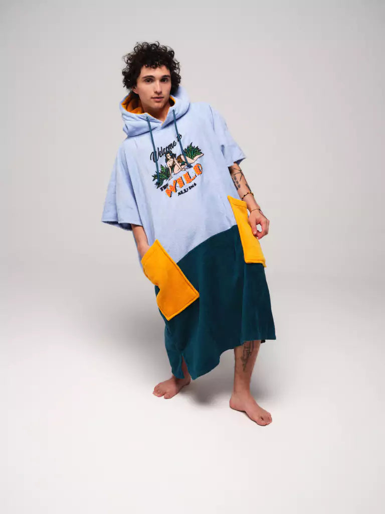 Poncho  All-In Wild Woman | Cotone Velour 380g/m²