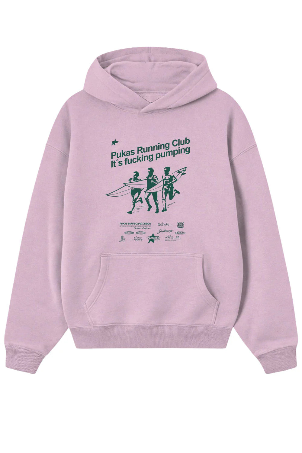 Felpa con cappuccio in pile Pukas Running Club