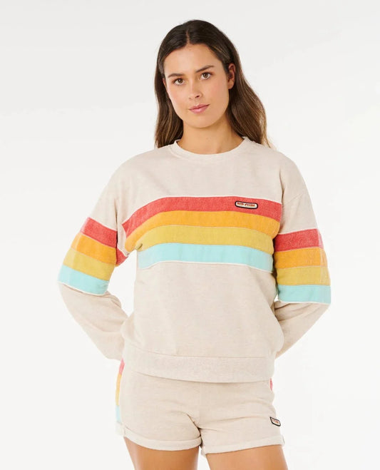 Felpa Donna Rip Curl Surf Revival Relaxed Crew