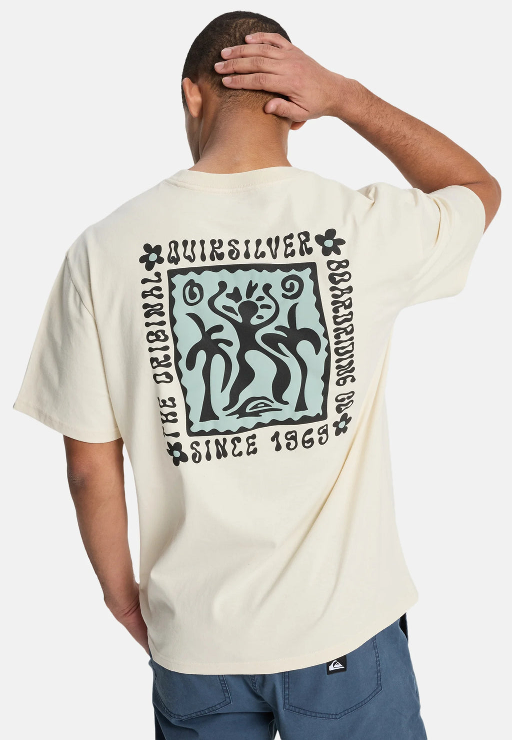 T-shirt Quiksilver Serenity Splash – Bone White