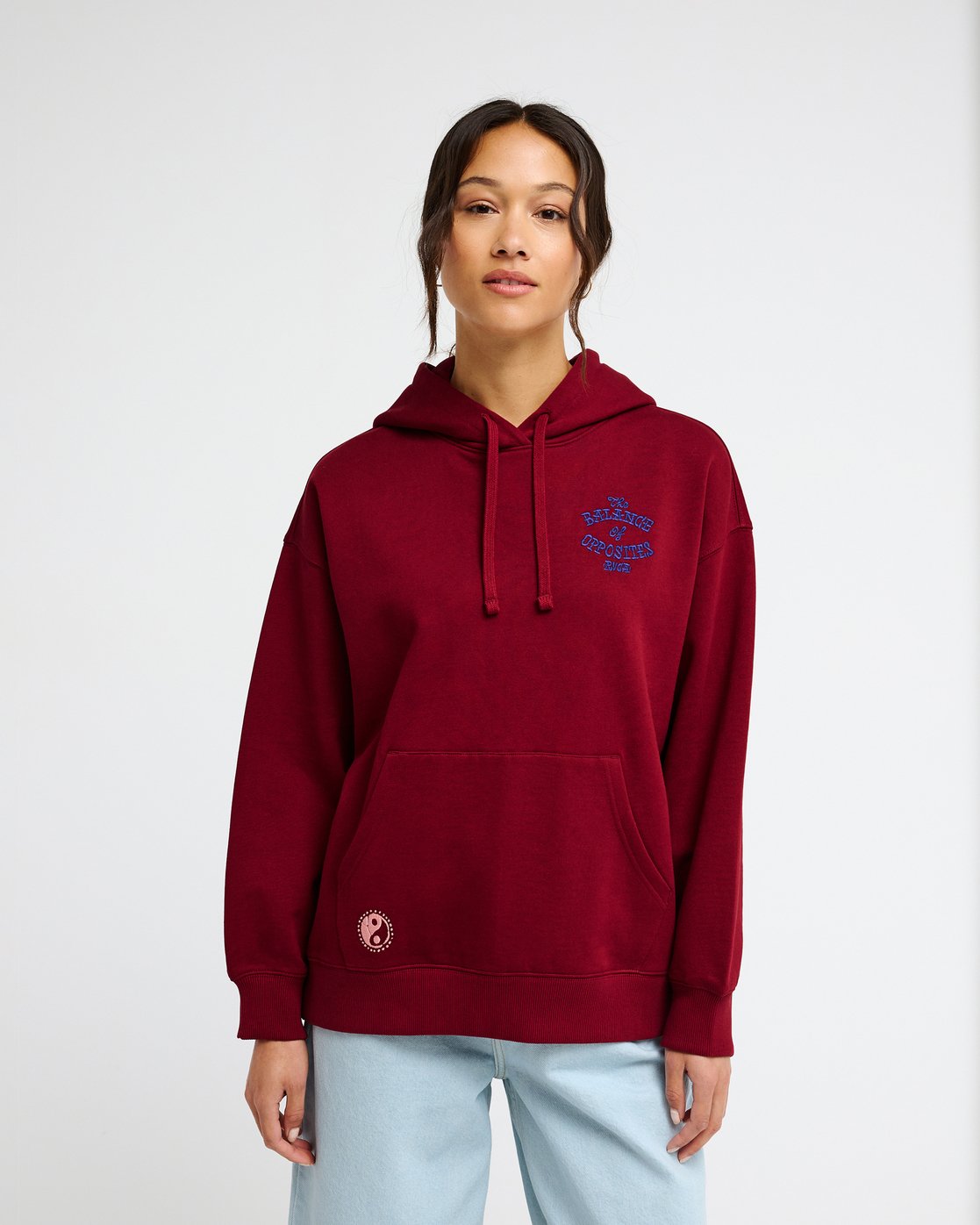 Felpa con Cappuccio Donna RVCA Snake Hoodie