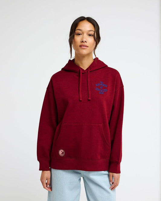 Felpa con Cappuccio Donna RVCA Snake Hoodie