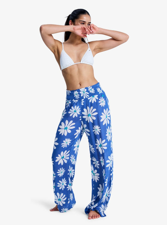 Pantaloni da Spiaggia Donna Along The Sunset – Blu