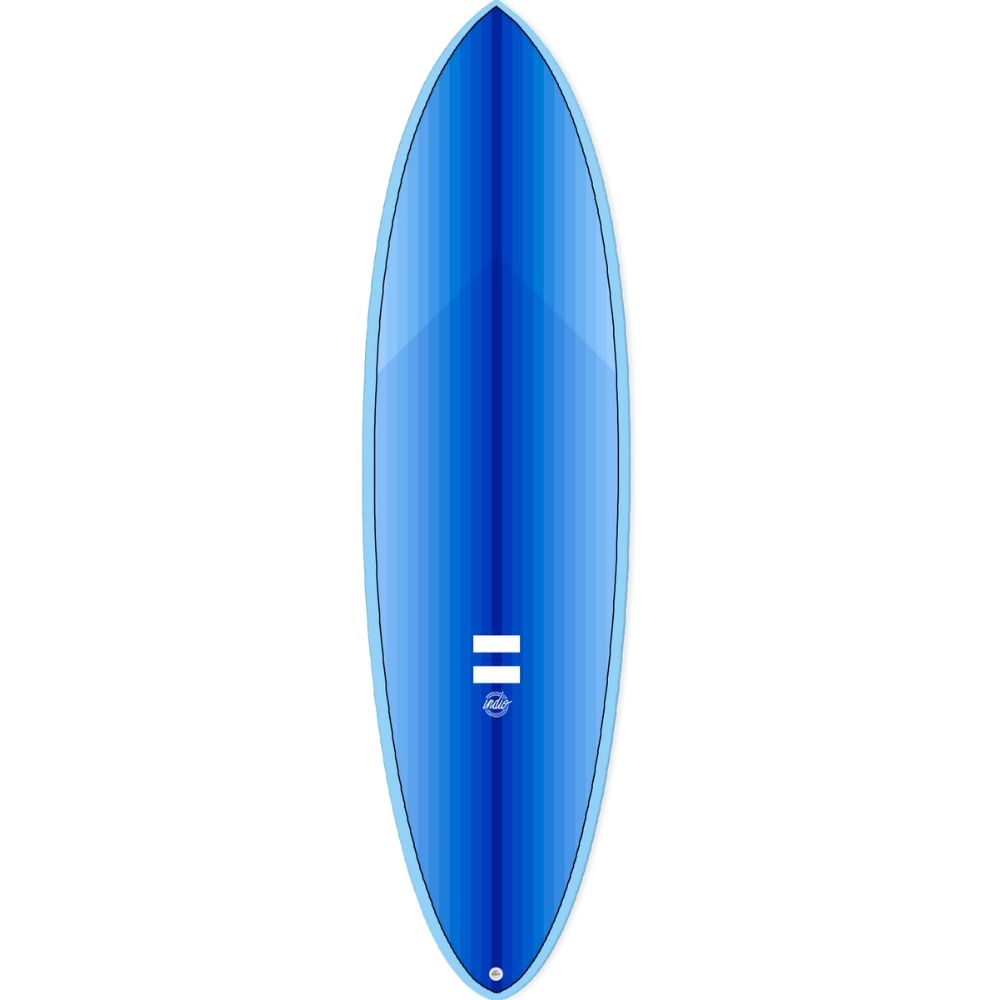 Tavola da Surf Indio Endurance "Racer" 6'0'' – Ibrida / Midlength New Stripes