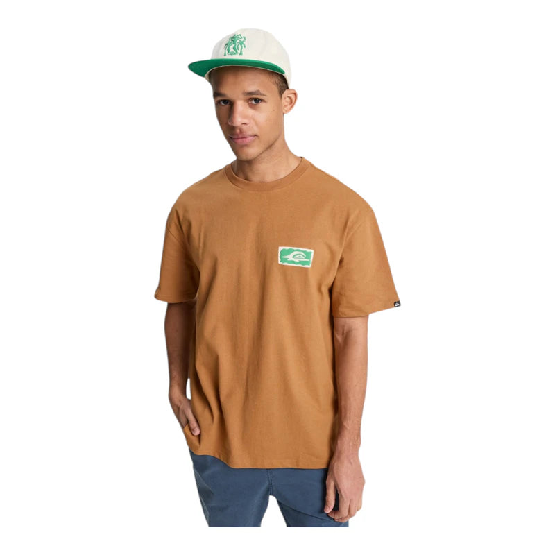 T-shirt Quiksilver Serenity Splash – Brown