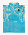 Poncho Quiksilver Hoody blu turchese