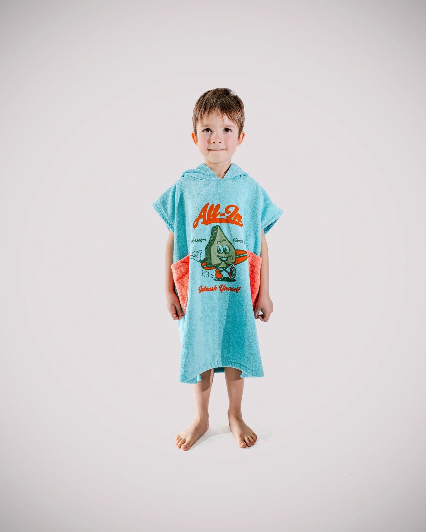 Poncho da Surf Baby ALL-IN – Modello Maskot