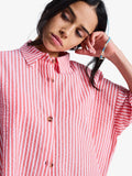 Camicia a Maniche Corte Donna Beachy Nostalgia – Rosso