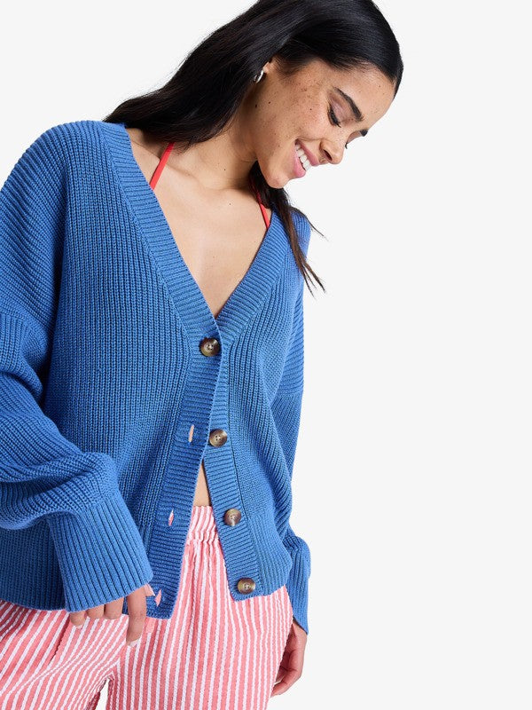 Cardigan Blu  roxy Donna Cosmic Coast