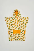 Poncho Junior 9-15 Anni Surf | Fantasia Ananas, 100% Cotone