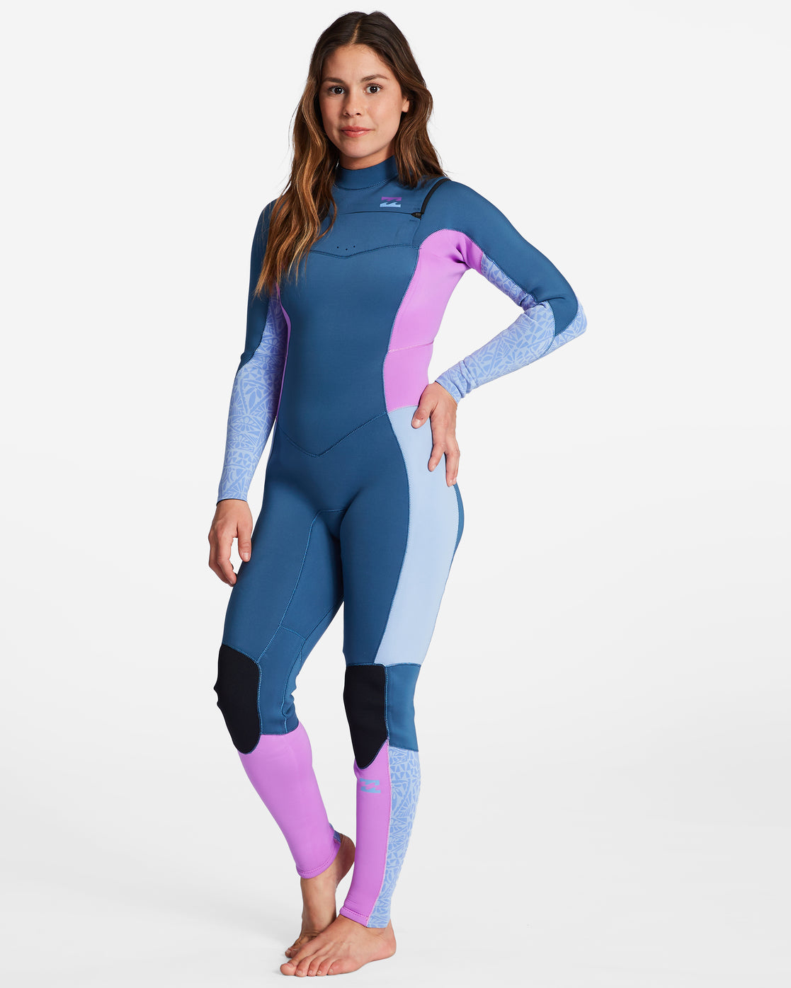 Muta Donna Synergy 4/3mm Billabong | Chest Zip, Tecnologia Grafene