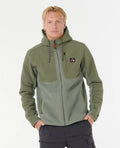 Felpa Rip Curl Anti Series Search con Zip | Pile Termico, Trattamento DWR Anti-Pioggia