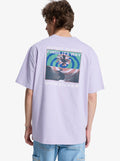 T-shirt Uomo a Maniche Corte Upside Down – Viola