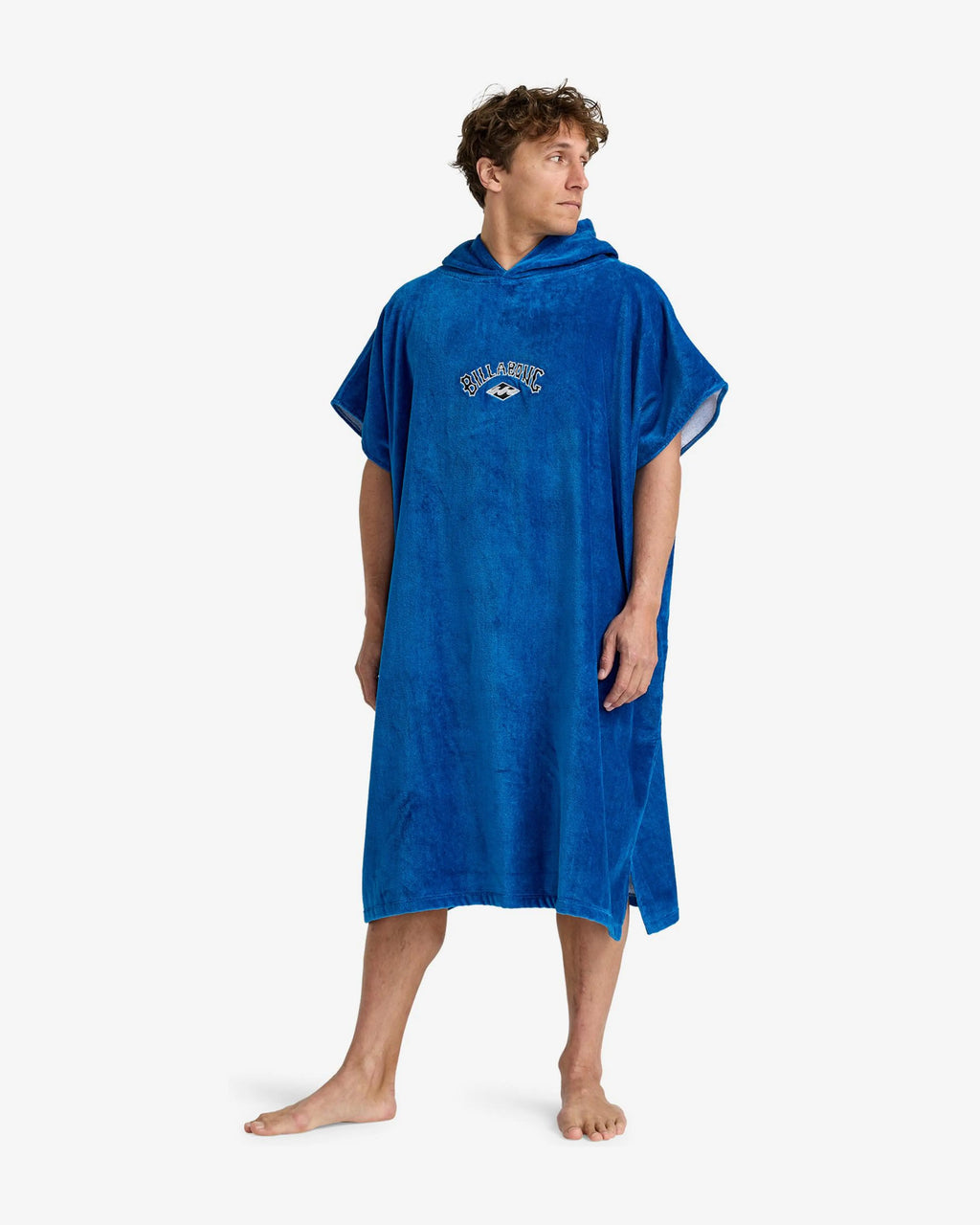 Poncho Billabong Hooded Towel Unisex | 100% Cotone, Blu Elettrico