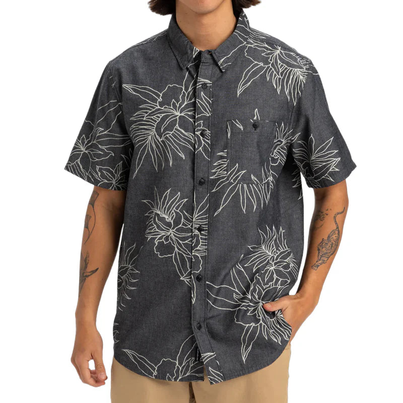 Camicia Quiksilver – Nero Melange: Stile Casual