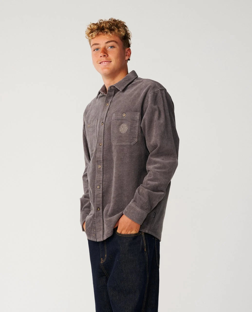 Rip Curl Camicia Premium Surf Cord Manica Lunga