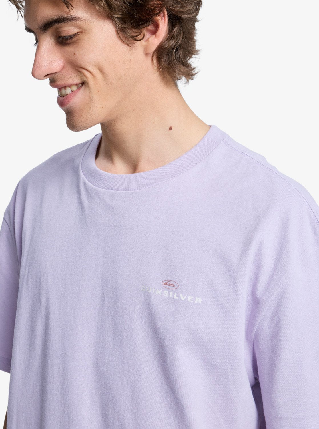 T-shirt Uomo a Maniche Corte Upside Down – Viola