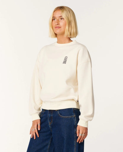 Felpa Girocollo Donna Rip Curl Search Series Vaporcool