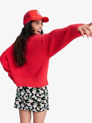 Cardigan rosso roxy Donna Cosmic Coast