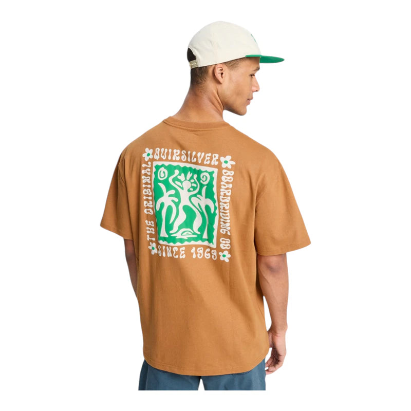 T-shirt Quiksilver Serenity Splash – Brown