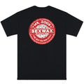 Maglietta Uomo Sex Wax Classic Logo Mr. Zog's Nera con Logo Rosso, 100% Cotone