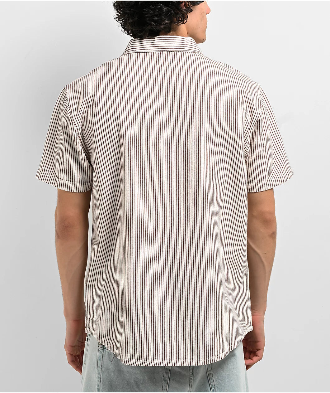 Camicia Uomo RVCA Dayshift Stripe II | Maniche Corte, Fantasia a Righe