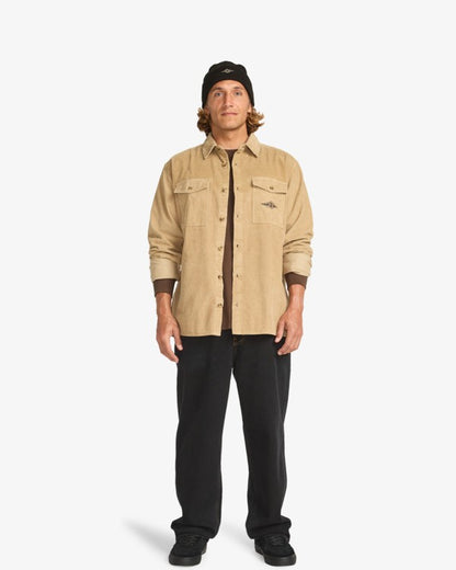 Camicia a Maniche Lunghe Uomo Billabong Bong Days – Khaki