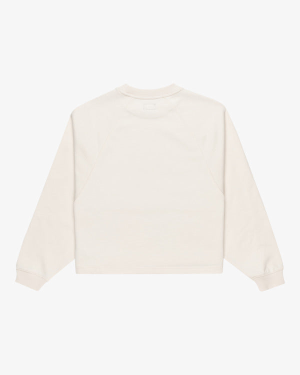 Felpa Pullover Donna RVCA Wildflower Snake | Cotone Riciclato Vestibilità Slouchy