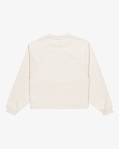 Felpa Pullover Donna RVCA Wildflower Snake | Cotone Riciclato Vestibilità Slouchy