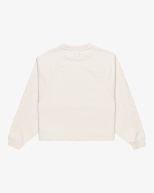 Felpa Pullover Donna RVCA Wildflower Snake | Cotone Riciclato Vestibilità Slouchy