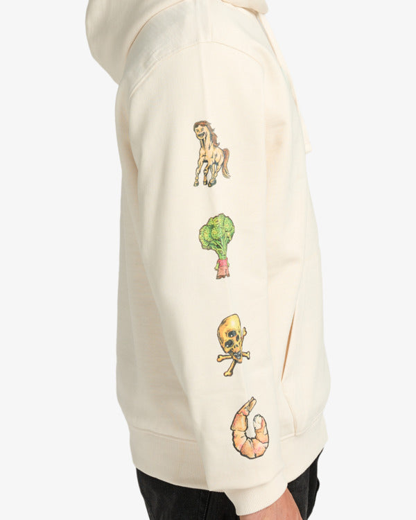 Felpa con Cappuccio Uomo KSL Hood Rvca Calda