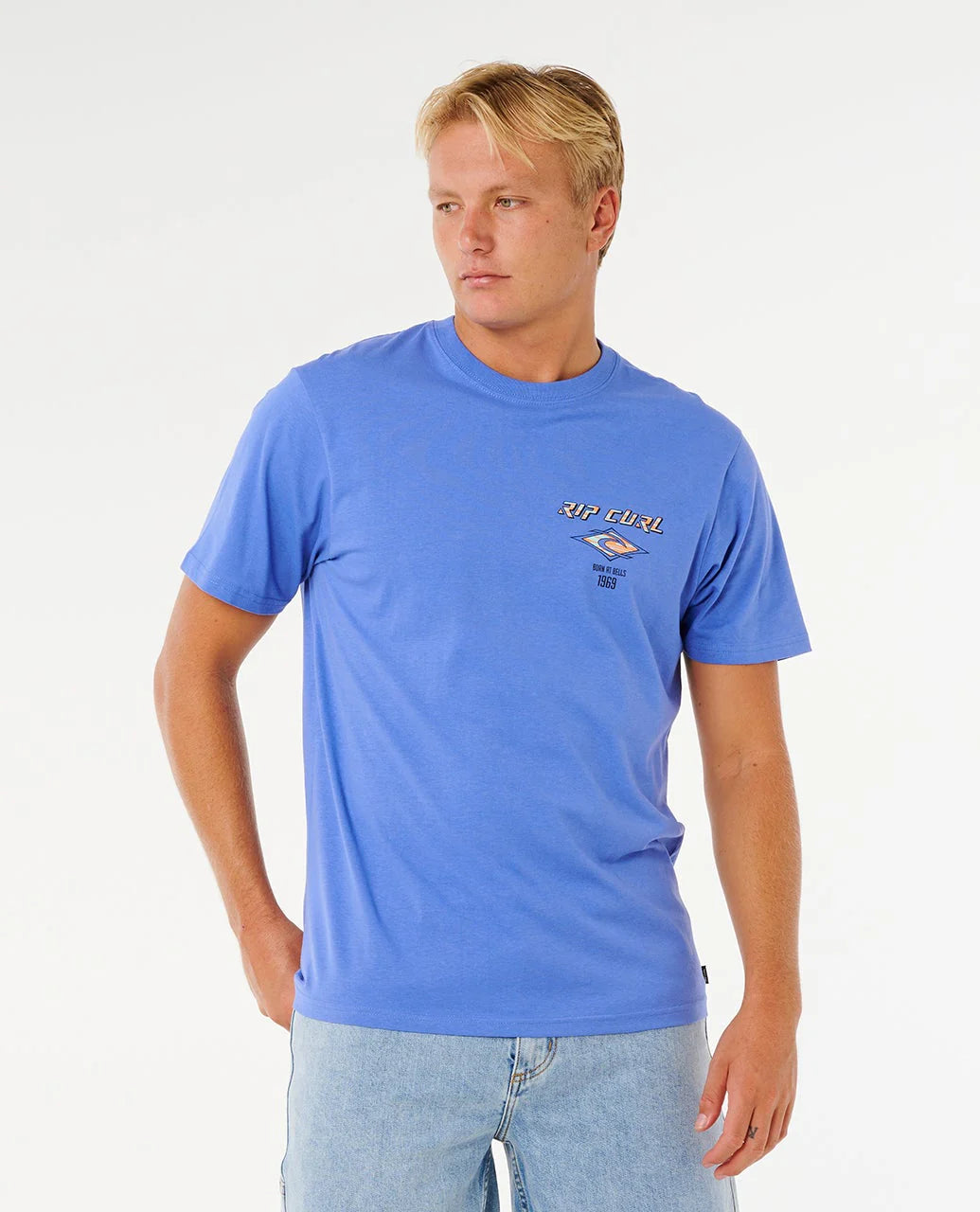 T-Shirt Fade Out Icon a Maniche Corte – Blue Haze
