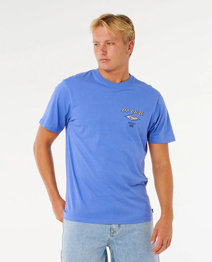 T-Shirt Fade Out Icon a Maniche Corte – Blue Haze