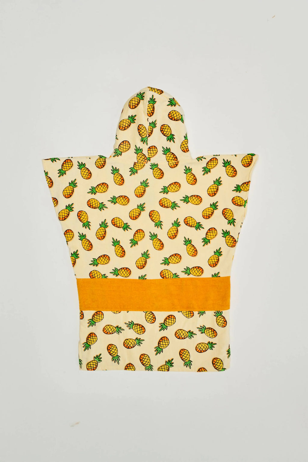 Poncho Junior 9-15 Anni Surf | Fantasia Ananas, 100% Cotone