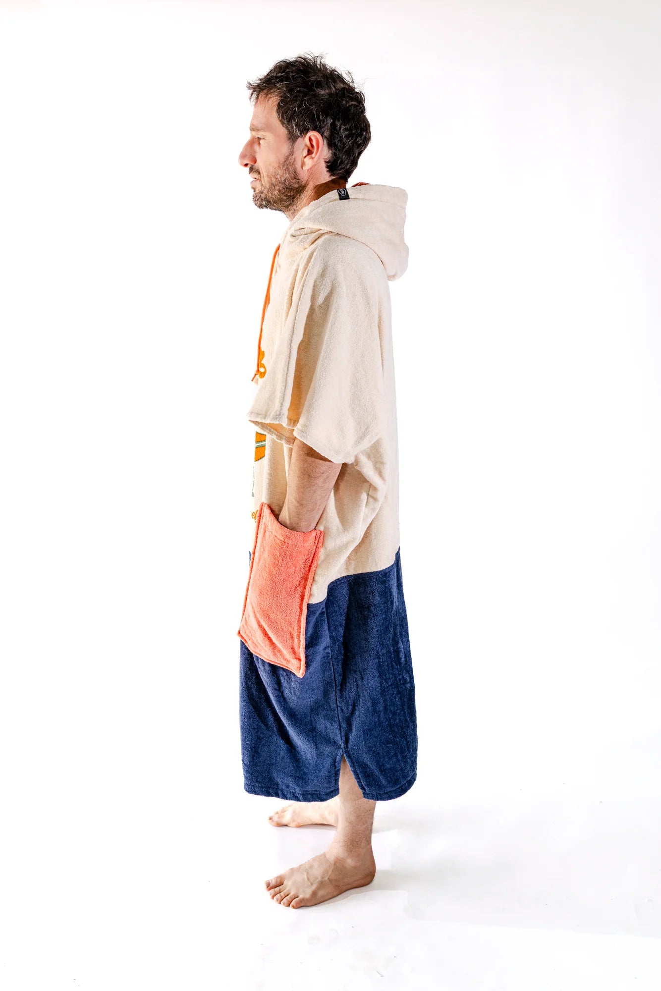ALL-IN Maskot - Poncho da Surf con Cappuccio e Tasche