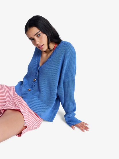 Cardigan Blu  roxy Donna Cosmic Coast